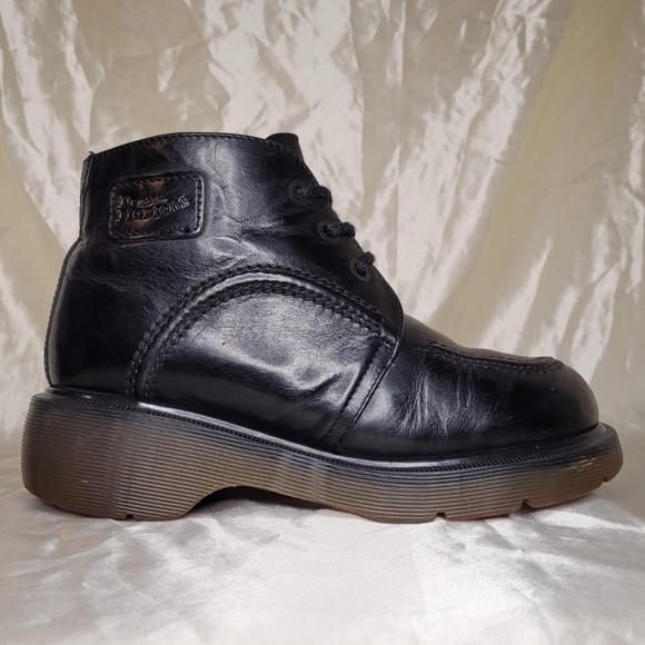 Dr. Martens vintage 90s 8405 black leather platform ankle boots - Picture 2 of 8